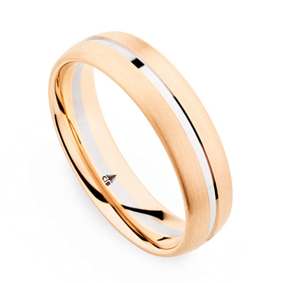Christian Bauer Two Tone Brushed Band
