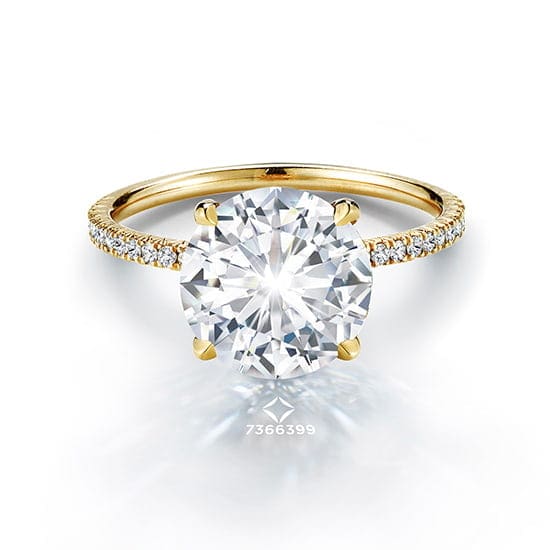 3.02 Carat Round Brilliant DE Diamond Solitaire | Marisa Perry by Douglas Elliott