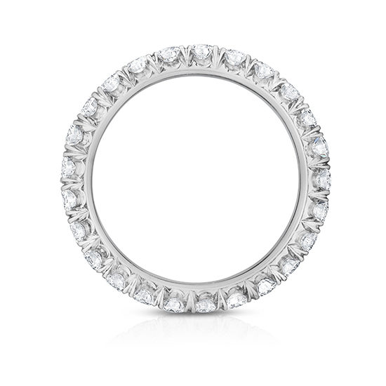 Pave eternity wedding band 2025