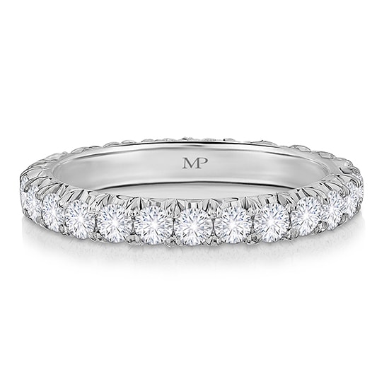 Five Point Micro Pave Eternity Band | Marisa Perry by Douglas Elliott