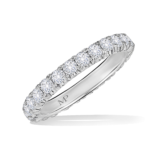 Five Point Micro Pave Eternity Band | Marisa Perry by Douglas Elliott