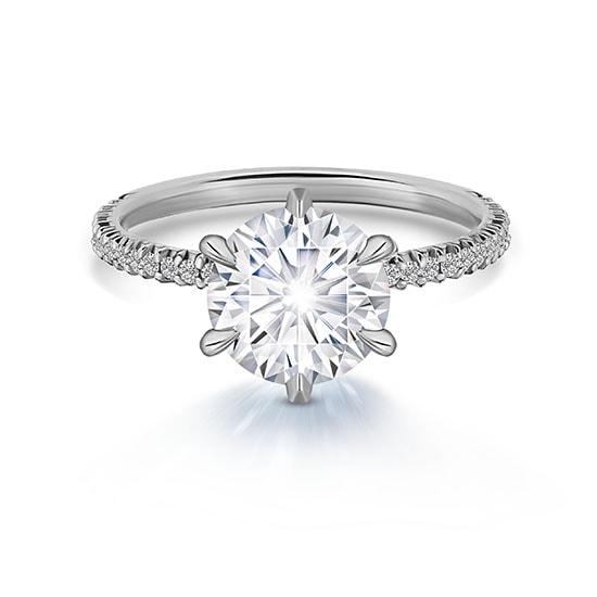 Six Prong DE Diamond Solitaire | Marisa Perry by Douglas Elliott ...