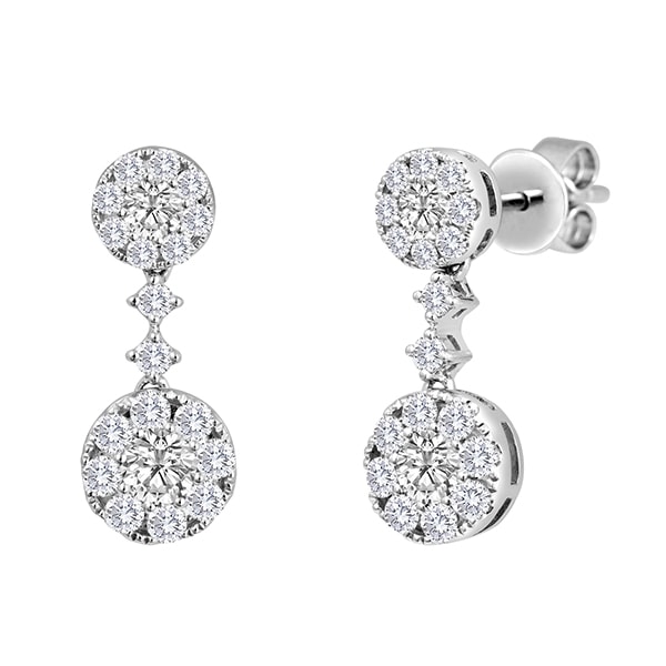 Forevermark CenterDrop Double Earrings by Galili & Co Forevermark CenterDrop Double Earrings by Galili & Co