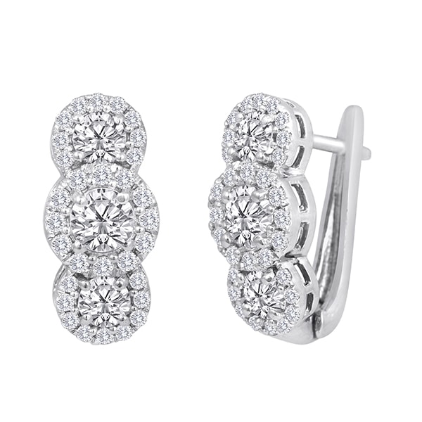 Forevermark CenterHuggies Earrings by Galili & Co Forevermark CenterHuggies Earrings by Galili & Co