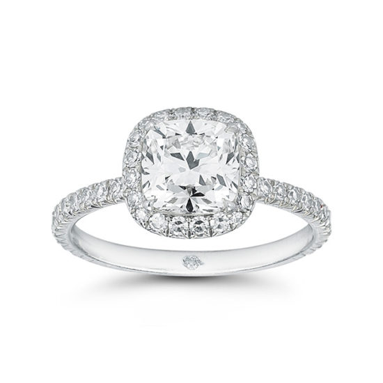 The Square Cushion InLove Setting | Marisa Perry by Douglas Elliott