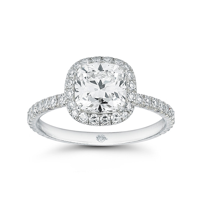 The Square Cushion InLove Setting | Marisa Perry by Douglas Elliott The Square Cushion InLove Setting | Marisa Perry by Douglas Elliott