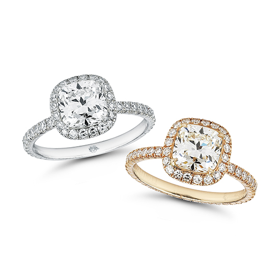The Square Cushion InLove Setting | Marisa Perry by Douglas Elliott The Square Cushion InLove Setting | Marisa Perry by Douglas Elliott