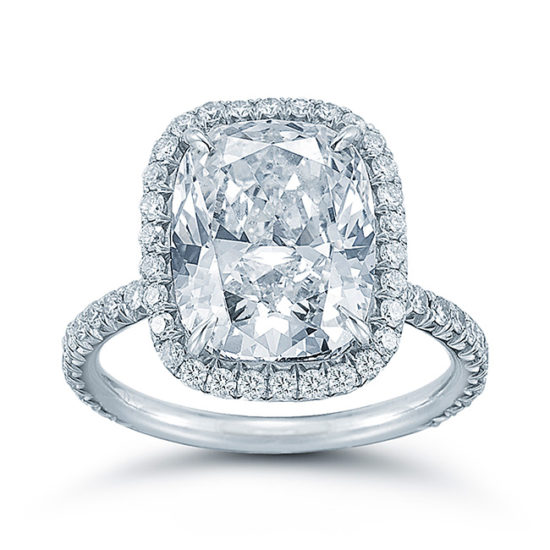 The Rectangular Cushion Cut InLove Setting | Marisa Perry by Douglas Elliott