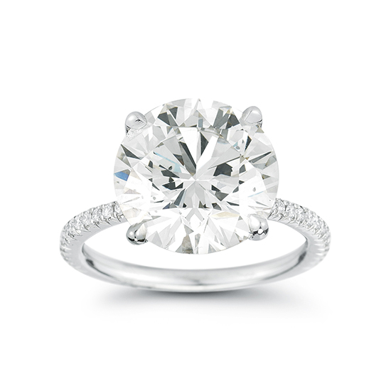 DE Round Brilliant Diamond Solitaire | Marisa Perry by Douglas Elliott