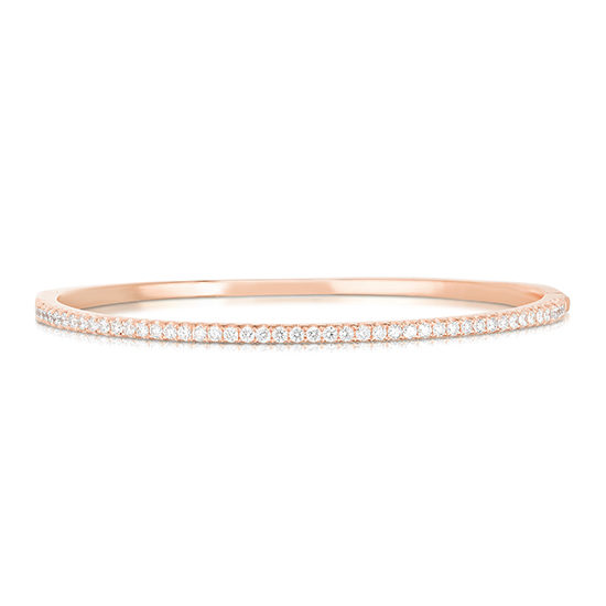 Diamond Bangle 18k Rose Gold