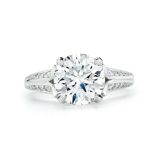 2.12 Carat Round Brilliant Vintage Swirl | Marisa Perry by Douglas Elliott