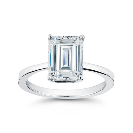 Emerald Cut Solitaire | Marisa Perry by Douglas Elliott