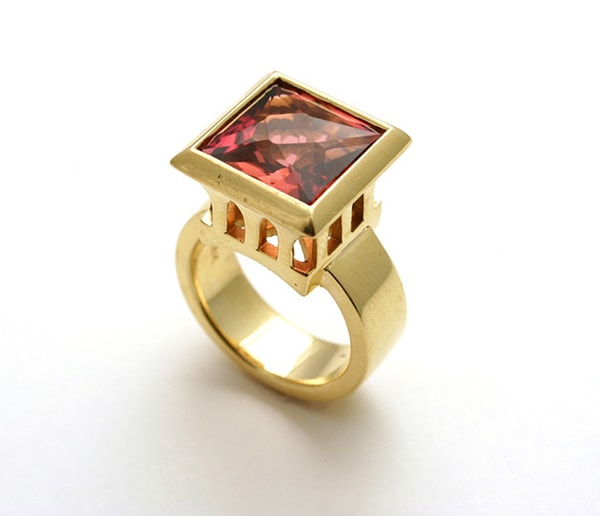 Gothic Square Ring Gothic Square Ring