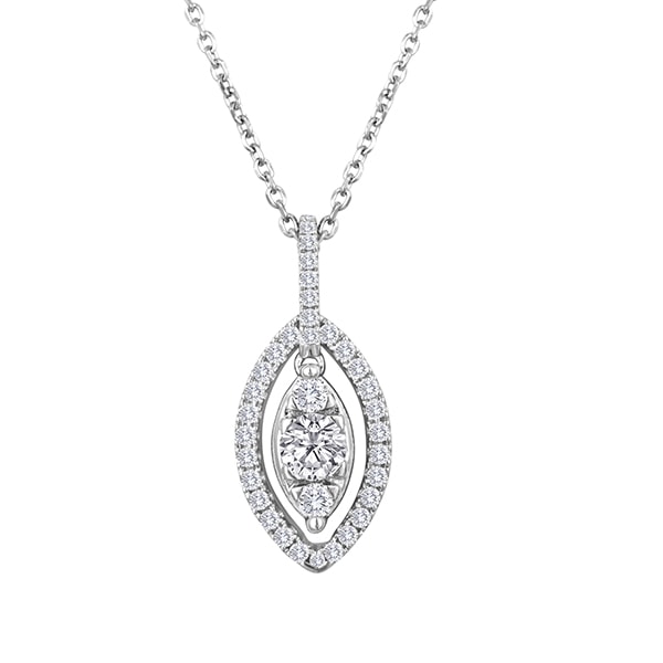 Forevermark FancyRound Pendant - Marquis Shaped by Galili & Co Forevermark FancyRound Pendant - Marquis Shaped by Galili & Co
