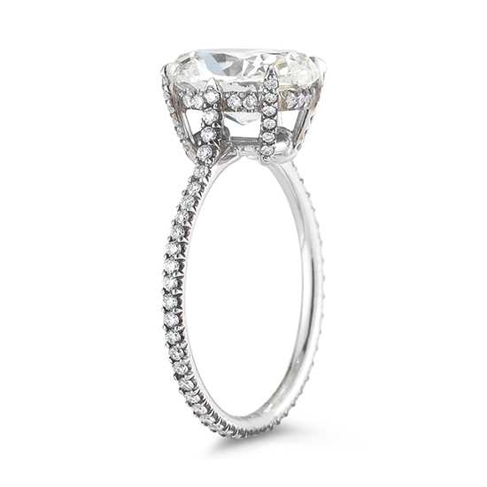 Emerald Cut Orchid Setting | Marisa Perry by Douglas Elliott