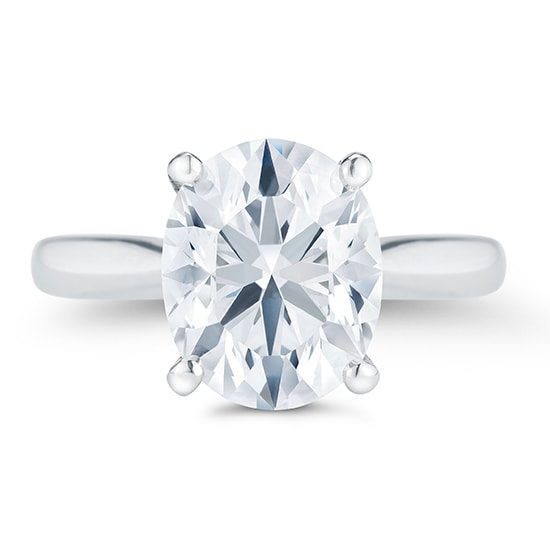 Oval DE Solitaire Setting with Shoulders | Marisa Perry by Douglas Elliott Oval DE Solitaire Setting with Shoulders | Marisa Perry by Douglas Elliott