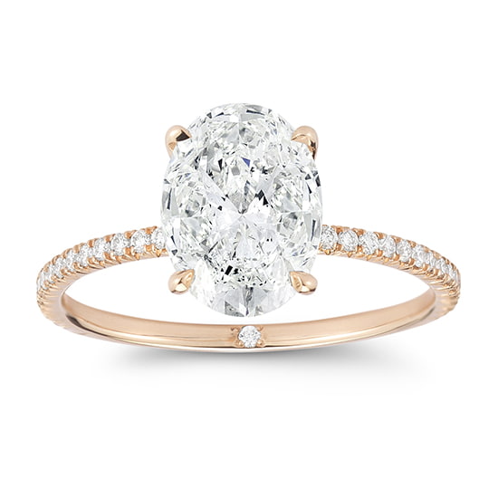 DE Oval Cut Diamond Solitaire Setting | Marisa Perry by Douglas Elliott