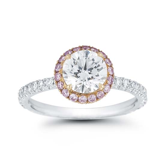 InLove Fancy Pink Diamond Setting | Marisa Perry by Douglas Elliott