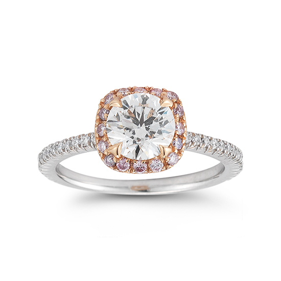The InLove Setting with Pink Diamonds | Marisa Perry by Douglas Elliott