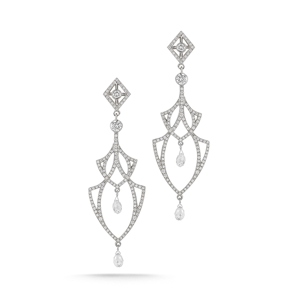 Rock & Roll Princess Earrings 18k White Gold Rock & Roll Princess Earrings 18k White Gold