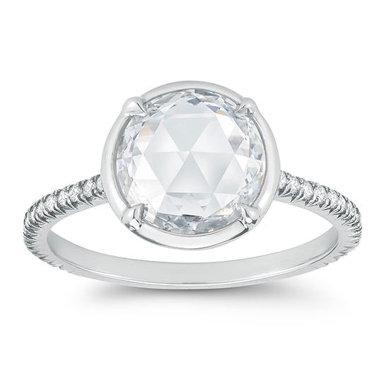 The DE Rose Cut Solitaire Setting | Marisa Perry by Douglas Elliott The DE Rose Cut Solitaire Setting | Marisa Perry by Douglas Elliott