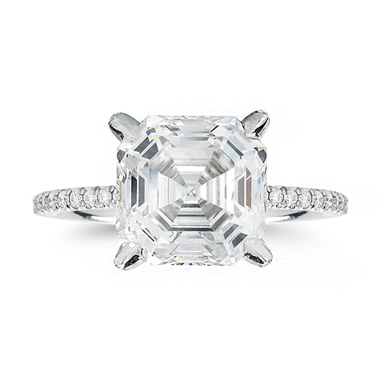 The Asscher Robin Setting | Marisa Perry by Douglas Elliott