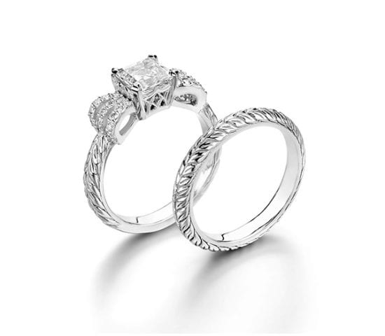 The Douglas Elliott Vintage Bow Ring Marisa Perry by Douglas Elliott Vintage Engagement Rings