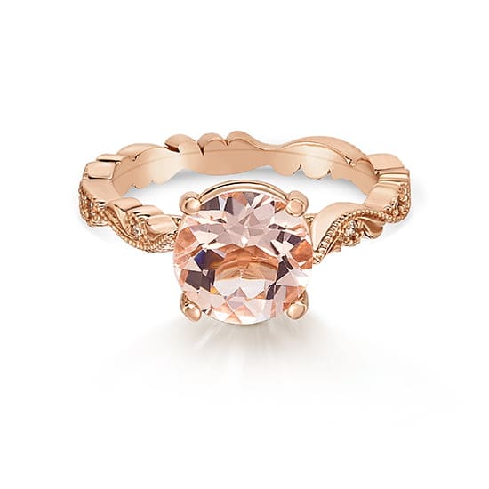 Morganite Chantilly Lace Ring | Marisa Perry by Douglas Elliott