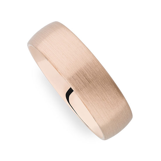Christian Bauer Satin Finished Band 14K Red Gold