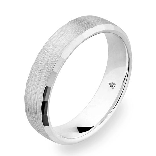 Christian Bauer Beveled Edge 5.5mm Band Platinum