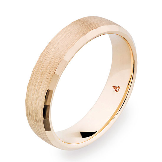 Christian Bauer Beveled Edge 5.5mm Band Rose Gold