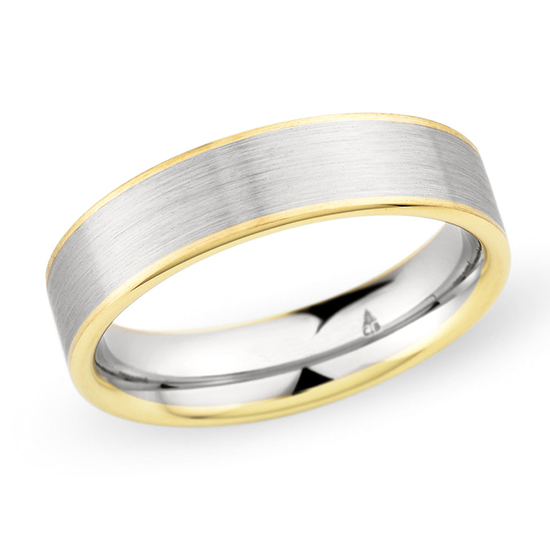 Christian Bauer Two Tone Band 18k Yellow Gold and Platinum - Men's ...