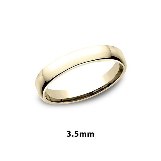 European Comfort Fit Band 18k Yellow Gold