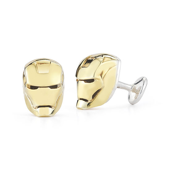 Superhero Cufflinks Sterling Silver with 18k Yellow Gold Plating | Marisa Perry
