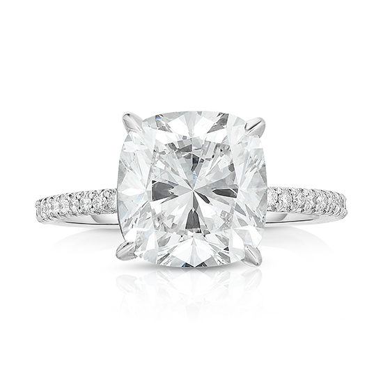 The DE Cushion Cut Love Solitaire | Marisa Perry by Douglas Elliott