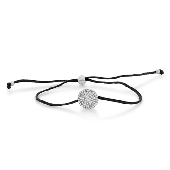 Diamond Disc String Bracelet Diamond Disc String Bracelet