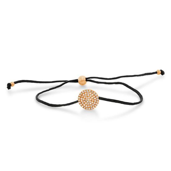 Diamond Disc String Bracelet Diamond Disc String Bracelet