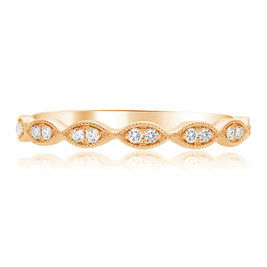 Diamond Milgrain Marquise Band Diamond Milgrain Marquise Band