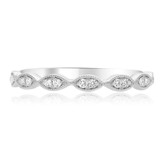 Diamond Milgrain Marquise Band Diamond Milgrain Marquise Band
