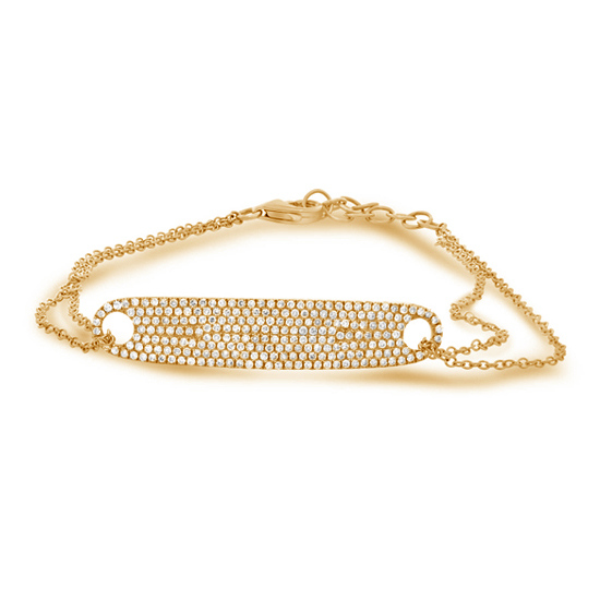 Diamond Tag Bracelet Diamond Tag Bracelet