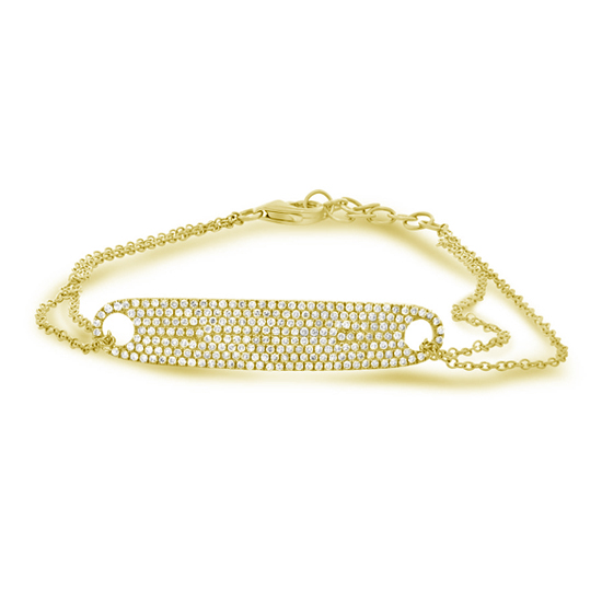 Diamond Tag Bracelet Diamond Tag Bracelet