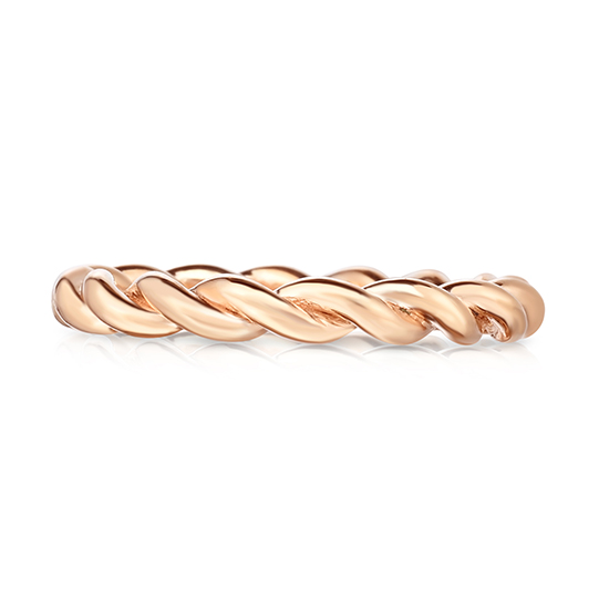 The Dragon Twist Wedding Band 20k Rose Gold | Marisa Perry by Douglas ...