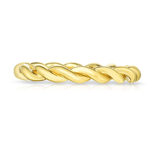 The Dragon Twist Wedding Band 20K Yellow Gold | Marisa Perry by Douglas Elliott