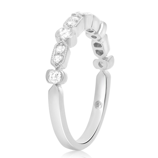 Delicate Diamond Deco Band 14k White Gold Delicate Diamond Deco Band 14k White Gold