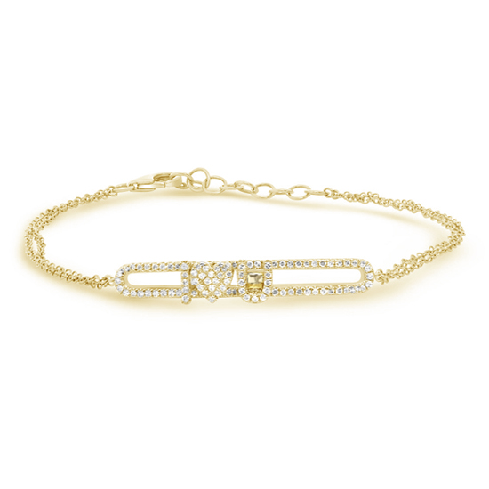Sliding I Love You Diamond Bracelet Sliding I Love You Diamond Bracelet