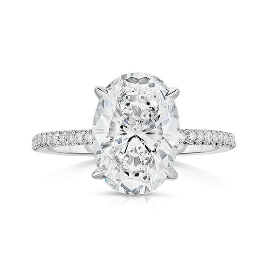 The DE Oval Cut Love Solitaire | Marisa Perry by Douglas Elliott