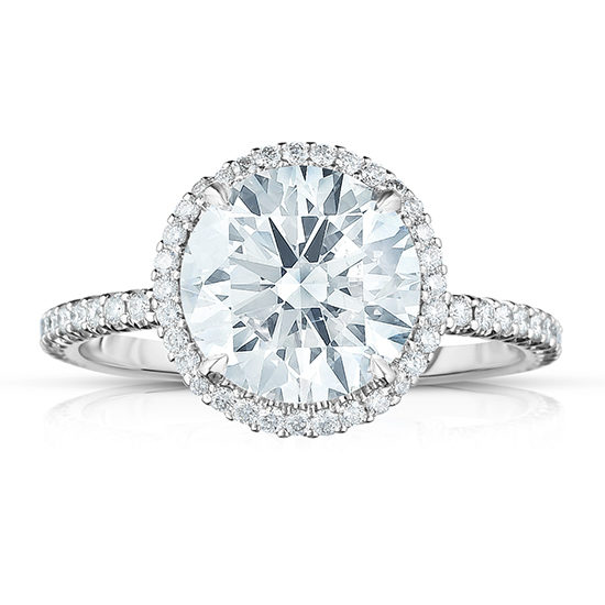 The New InLove Setting with a Round Brilliant Cut Diamond | Marisa Perry by Douglas Elliott