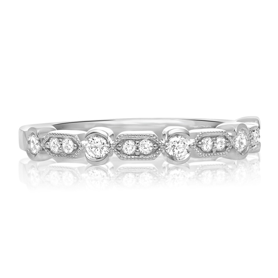 Diamond Milgrain Band Diamond Milgrain Band