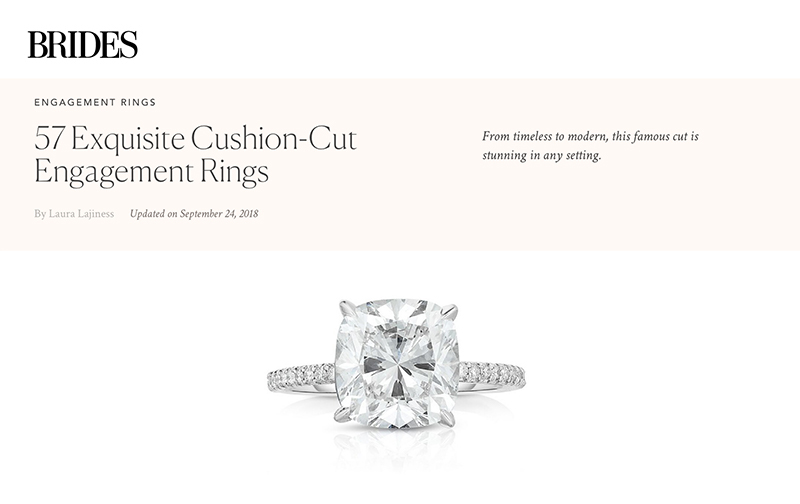 57 Exquisite Cushion-Cut Engagement Rings