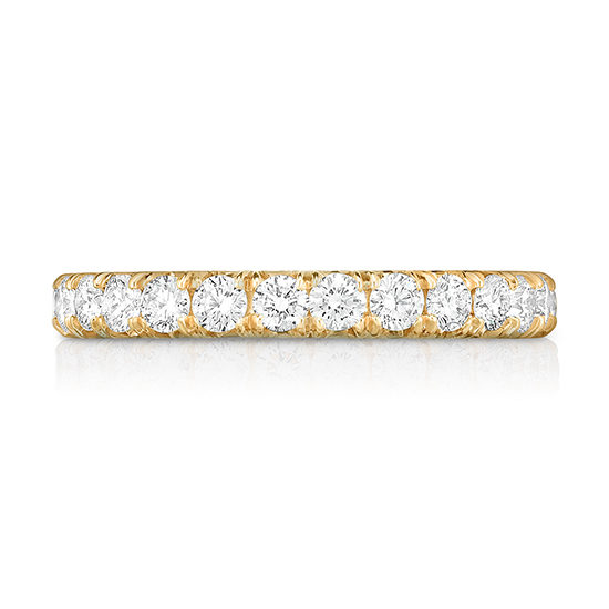 Five Point Micro Pave Eternity Band 18k Rose Gold | Marisa Perry by Douglas Elliott